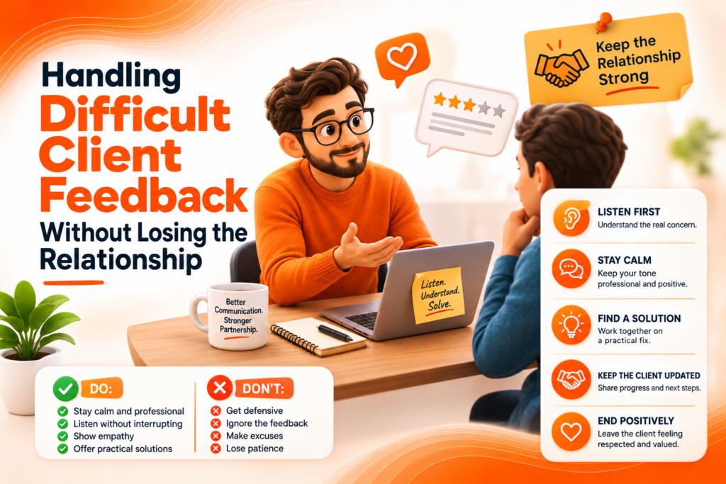Handling Difficult Client Feedback Without Losing the Relationship