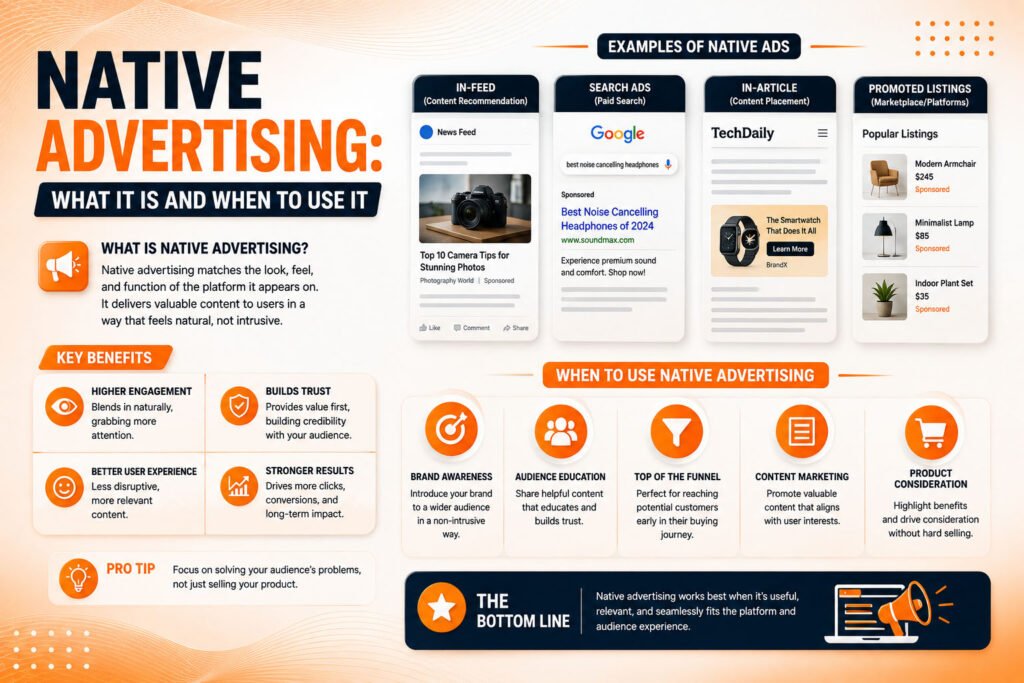 Native Advertising What It Is and When to Use It